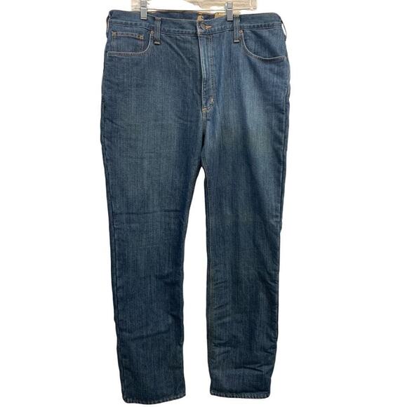 NWT CARHARTT Relaxed Fit Flannel-Lined 5 pocket Jean SZ 40 x 36 - Picture 2 of 8